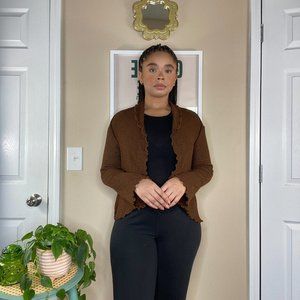 Vintage Y2k Sparkly Cardigan